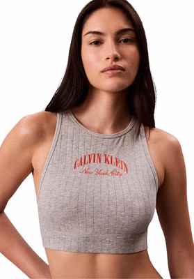 Gray Cotton Bra
