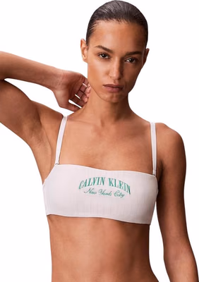 White Cotton Bra