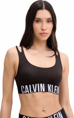 Black Recycled Polyester Bra