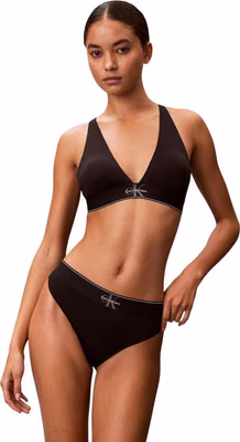 Black Recycled Polyester Pantie