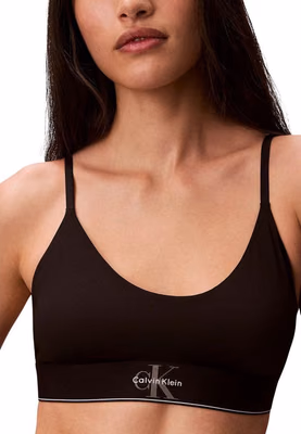 Black Polyester Bra