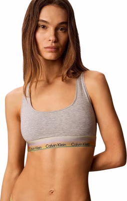 Gray Cotton Bra