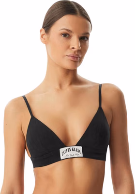 Black Cotton Bra