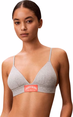 Gray Cotton Bra