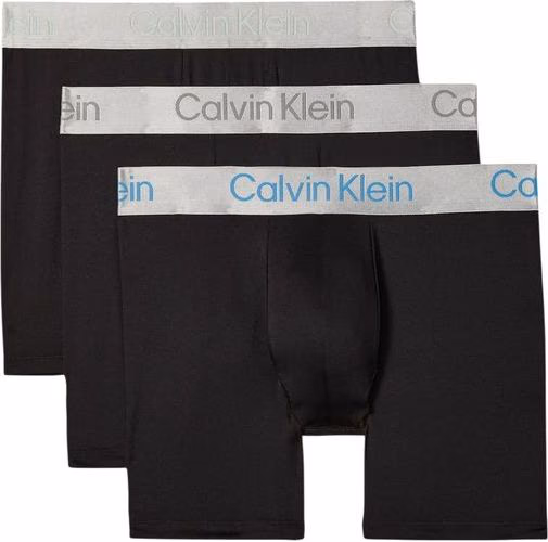 Black And White Recycled Polyester Boxers