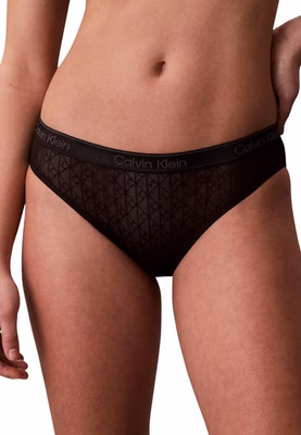Black Nylon Pantie
