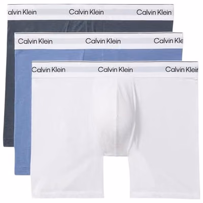 Blue Cotton Boxers