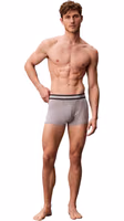 Gray Recycled Polyester Boxers 4