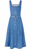 Light Blue Lyocell Long Dress 2