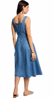 Light Blue Lyocell Long Dress 3
