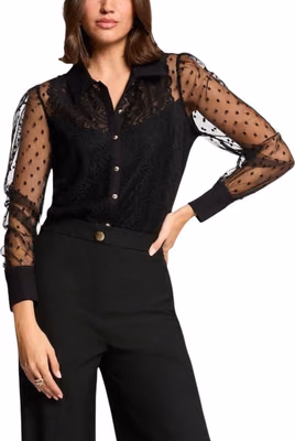 Black Polyester Sweater