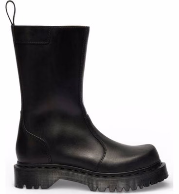 Black Leather Ankle Boots