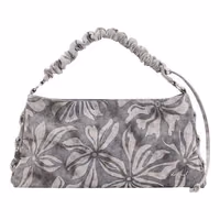 Gray Cotton Handbag 1