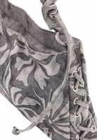 Gray Cotton Handbag 4