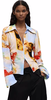 Multicolor Viscose Blouse