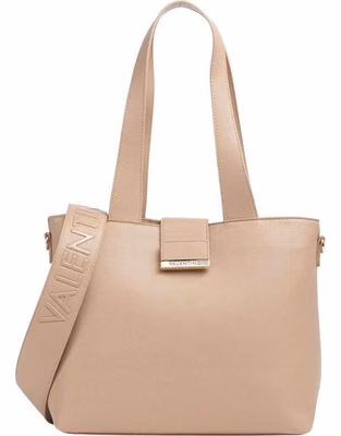 Beige Polyethylene Handbag