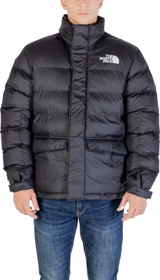 Black Polyester Full-Length Jacket