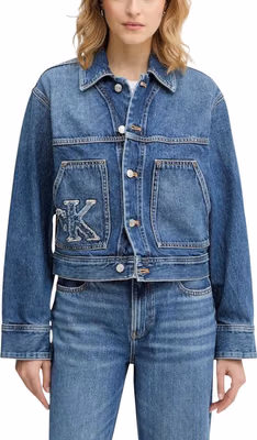 Blue Cotton Denim Jacket