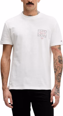 Cream Recycled Cotton T-Shirt