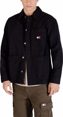 Black Recycled Cotton Jacket