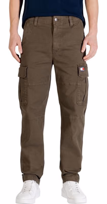 Green Recycled Cotton Cargo Pants