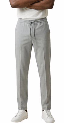 Bicolor Polyester Dress Pants