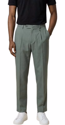Green Lyocell Casual Pants