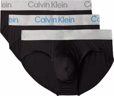 Black And White Recycled Polyester Briefs