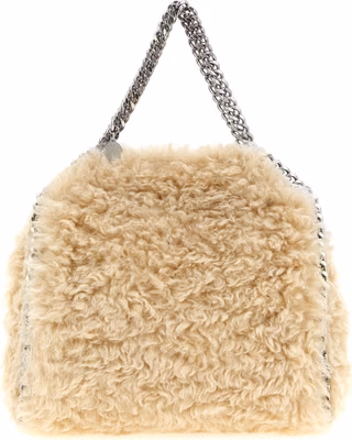 Beige Polyester Handbag