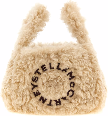 Beige Polyester Shoulder Bag