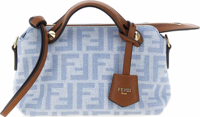 Blue Cotton Handbag