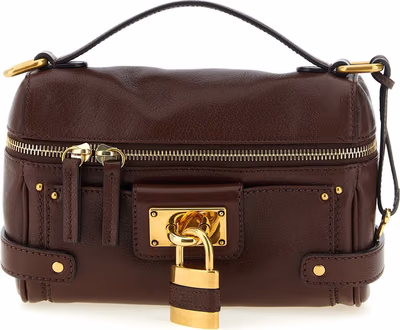 Brown Buffalo Leather Shoulder Bag
