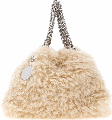 Beige Polyester Handbag