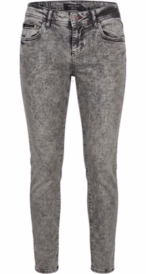 Grey Cotton Women Jeans