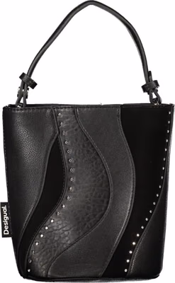 Nero Poliuretano Women's Bag with Shoulder Strap and Internal Pocket