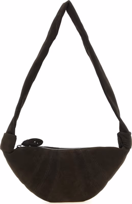 Brown Lamb Leather Shoulder Bag