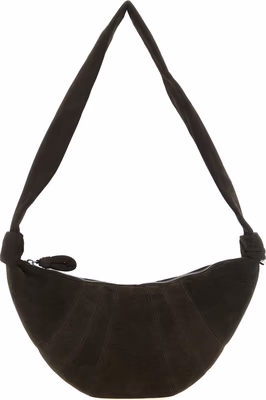 Brown Lamb Leather Shoulder Bag