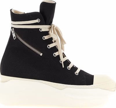 Black Cotton Athletic Sneakers