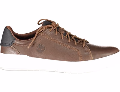 Marrone Polyurethane Men Sneaker