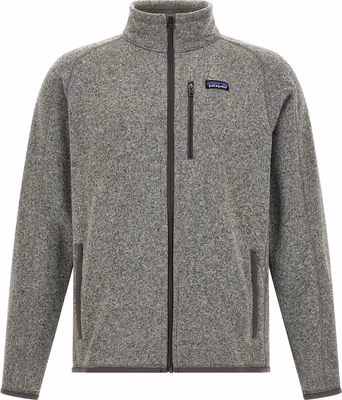 Gray Polyester Full-Length Jacket