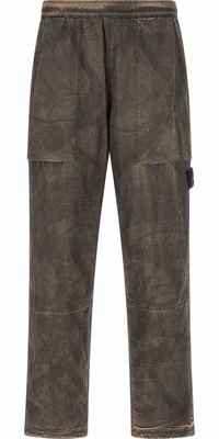 Gray Polyamide Casual Pants
