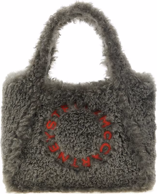 Gray Polyester Tote Bag