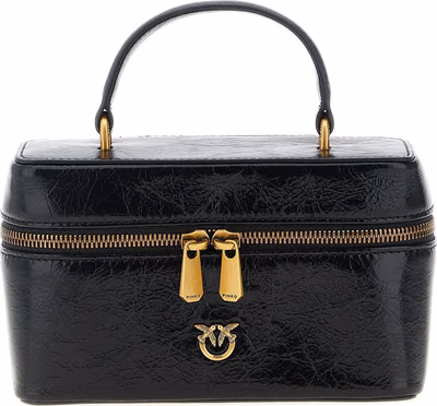 Black Calfskin Crossbody Bag