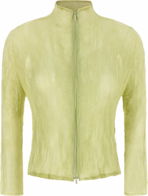 Bicolor Polyester Cardigan
