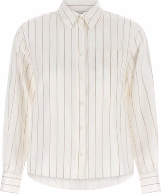 Beige Lyocell Blouse