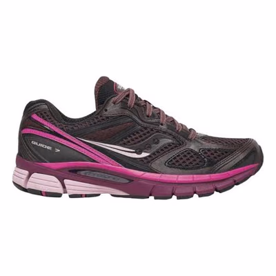 Purple Synthetic Athletic Sneakers