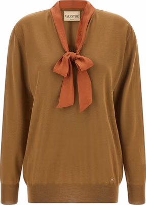 Brown Cashmere Cardigan