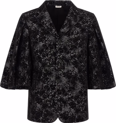 Black Polyester Blazer