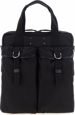 Black Polyamide Tote Bag