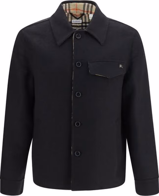 Black Wool Oves Aries Full-Length Jacket